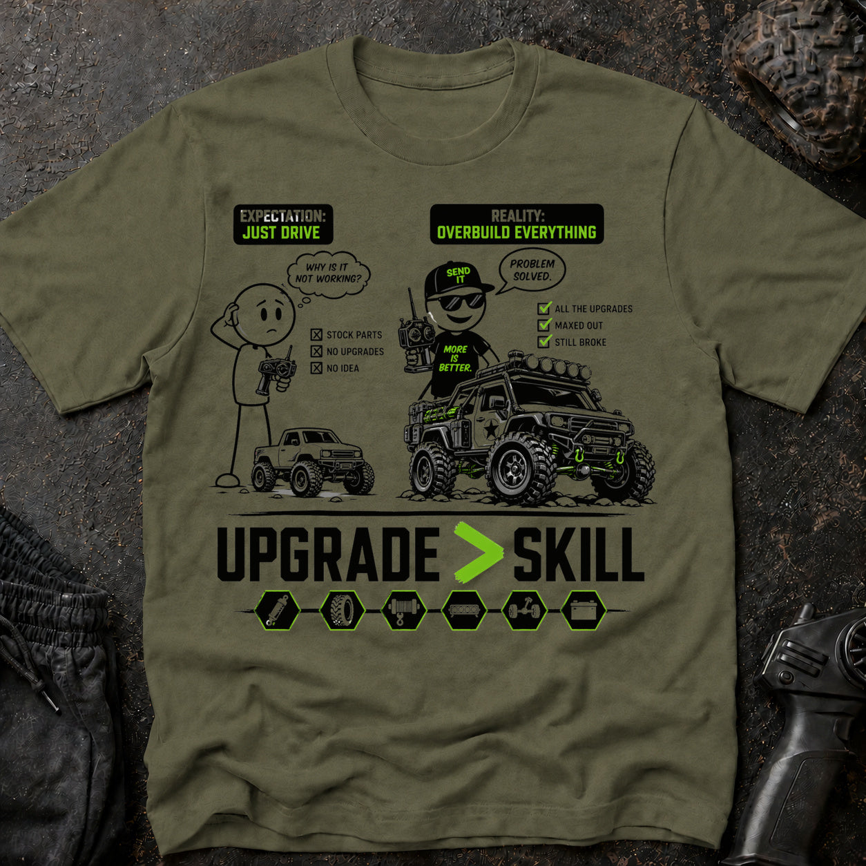 Heather Military Green